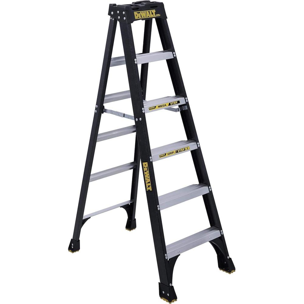 imageDeWalt Type IA 300lb Rated FG Stepladder 8 DXL3010086 feet