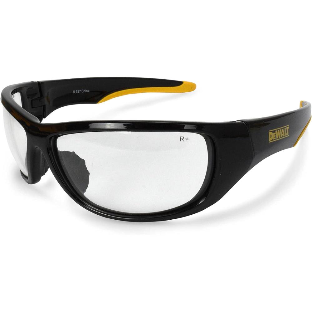 imageDewalt Dominator Safety Glasses Dpg94 Unisex Adult Non Slip Polarized Mirrored Rubber Full Rim