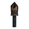imageDEWALT Countersink Drill Bit 12 in High Speed Steel Countersink Bit for Wood Metal Plastic 82 Degrees Gold and Black DWAMDB32CS