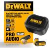 imageDEWALT Heavy Duty True Wireless Ear Buds Bluetooth Headphones with Type C Charging Case Included Over 37 Hours of Battery Life Easy Setup for iPhone Perfect for Jobsite Outdoor Work YellowBlack