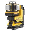 imageDEWALT Level Laser 20V MAX XR 3 x 360 Line Laser Leveler Tool Kit with Remote Control for Rotational and Horizontal Head Adjustments Includes Battery and Charger DCLE34035D1