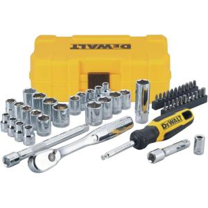 DEWALT 1/4″ Drive 50 Pc Mechanics Tool Set (DWMT45422)(One Size)