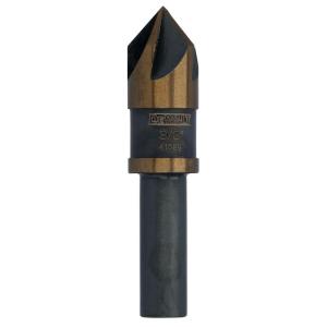 DEWALT 3/8 in. High-Speed Steel Countersink Drill Bit, Black and Gold, 82 Deg. Countersink Cutter (DWAMDB24CS)