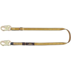 DEWALT 6-Foot Energy Absorbing Lanyard(6 Ft . Adjustable Work Positioning Lanyard with Steel Snap Hooks on Both Ends)