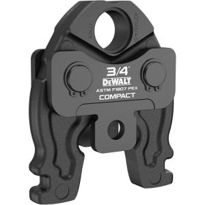 DEWALT Compact 3/4 Inch PEX F1807 Press Jaw for Use with DCE210 DEWALT 20V MAX Compact Press Tool, Compatible with ASTM F1807 ASTM F2159 Approved Crimp Fittings (DCE215034)(3/4″)