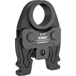 DEWALT Compact 3/4 Inch PEX F1807 Press Jaw for Use with DCE210 DEWALT 20V MAX Compact Press Tool, Compatible with ASTM F1807 ASTM F2159 Approved Crimp Fittings (DCE215034)(1-1/2″)