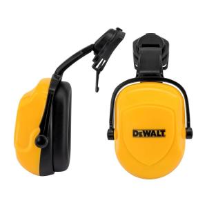 DEWALT DPG660 Yellow with Black Earcups Dielectric Expandable NRR 25 Cap Mount Earmuff