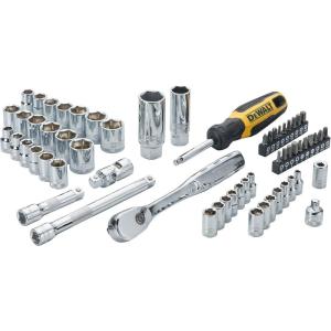 DEWALT DWMT19257 60PC 1/4″ & 3/8″ STD 6PT Set(1/4″ Drive & 3/8″ Drive)