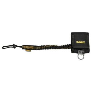 DEWALT Wristband Tool Anchor with Lanyard, Black/Yellow(Wristband Tool Anchor with Lanyard)