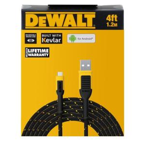 DeWALT Cable Braided Reinforced 4FT 131 1360 DW2(4 Foot)