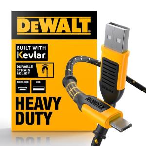DeWALT Cable Braided Reinforced 4FT 131 1360 DW2(6 Foot)