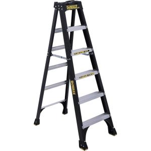 DeWalt Type IA 300lb Rated FG Stepladder 8′ DXL3010-08(6 feet)