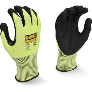 Dewalt DPG855 Hi-Vis HPPE Fiberglass Cut Glove – L(X-Large)