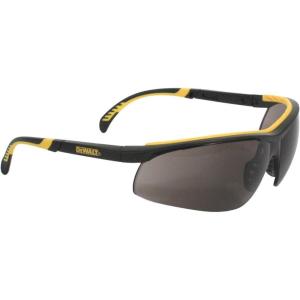 Dewalt Dual Comfort Silver Mirror High Performance Protective Safety Glasses Dpg55 Unisex Adult Adjustable Rubber Rimless(Smoke)