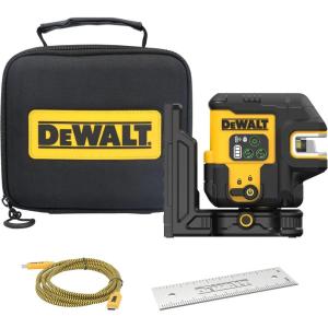 DEWALT 12V MAX Laser Level, 5 Spot Laser and Cross Line Laser, Green, Battery and Charger Included (DW0825LG)(5 Spot Cross Line Laser Base Kit)
