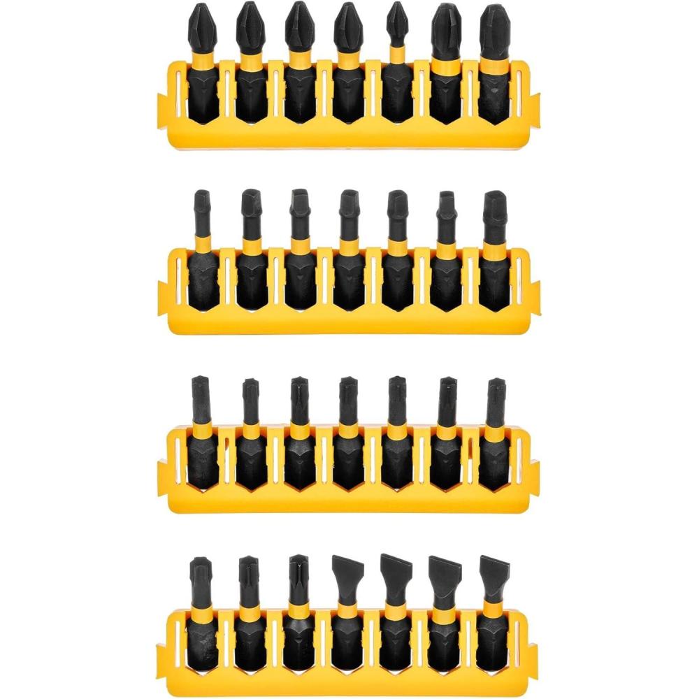 imageDEWALT BYTC Flex Torq Set 2 Phillips8 Slotted Set Shank Screwdriver Bit Set Screwdriver 19Piece DWABYTFT19Build Your Own Option 3 28 pc