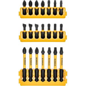 DEWALT BYTC Flex Torq Set #2 Phillips/#8 Slotted Set Shank Screwdriver Bit Set Screwdriver (19-Piece) (DWABYTFT-19)(Build Your Own Option 2 – 21 pc)