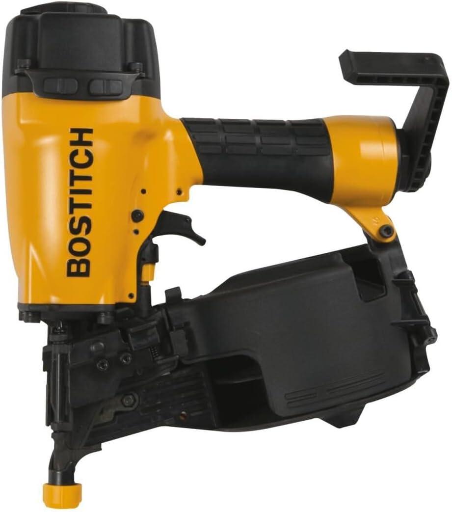 imageBOSTITCH Coil Siding Nailer Pneumatic Siding Nail Gun 114Inch to 212Inch 15 Degree N66CNailer Only