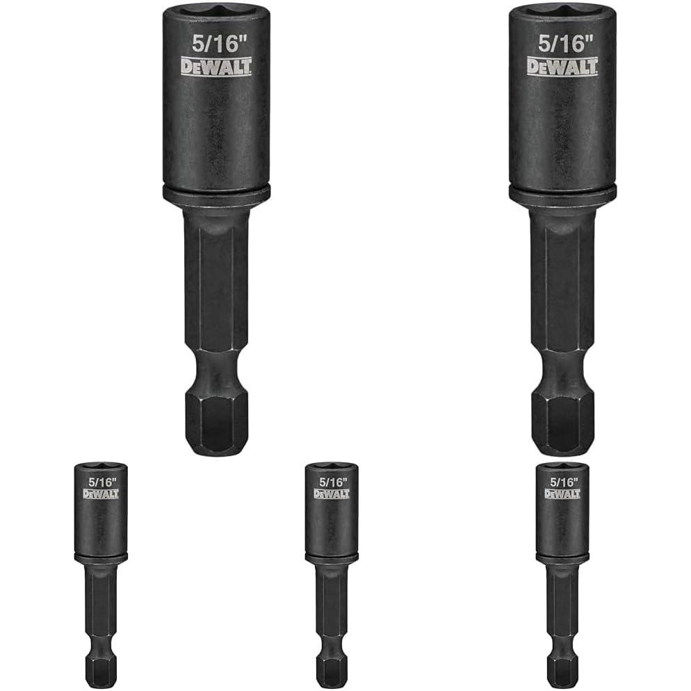 imageDEWALT Nut Driver Detachable 516Inch DWADND516One Size Pack of 5