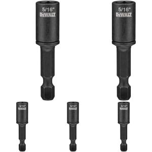 DEWALT Nut Driver, Detachable, 5/16-Inch (DWADND516)(One Size (Pack of 5))