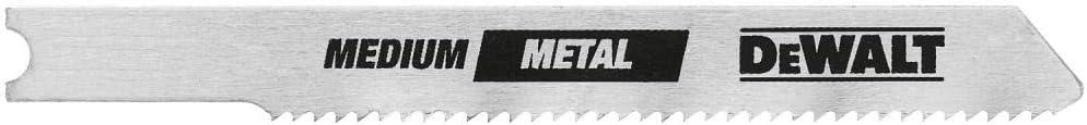imageDEWALT DW3726H2 3Inch 24TPI Thin Metal Cut High Speed Steel UShank Jig Saw Blade 2Pack