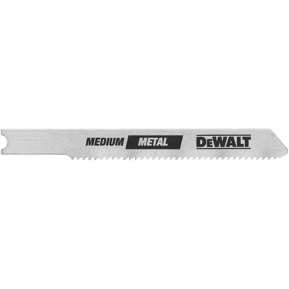 imageDEWALT DW3724H2 3Inch 18TPI Medium Metal Cut High Speed Steel UShank Jig Saw Blade 2Pack