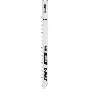 DEWALT DW3715H2 3-Inch 12TPI Scrolling High Speed Steel U-Shank Woodcutting Jig Saw Blade (2-Pack)(5-Pack)