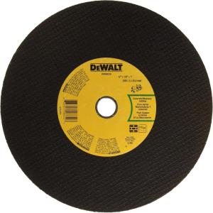 DEWALT DWA8036 Concrete/Masonry Port Cutoff Wheel, 12-Inch x 1/8-Inch x 1-Inch, Aluminum Oxide, Coarse Grit, Reinforced, Multi, For Angle Grinder