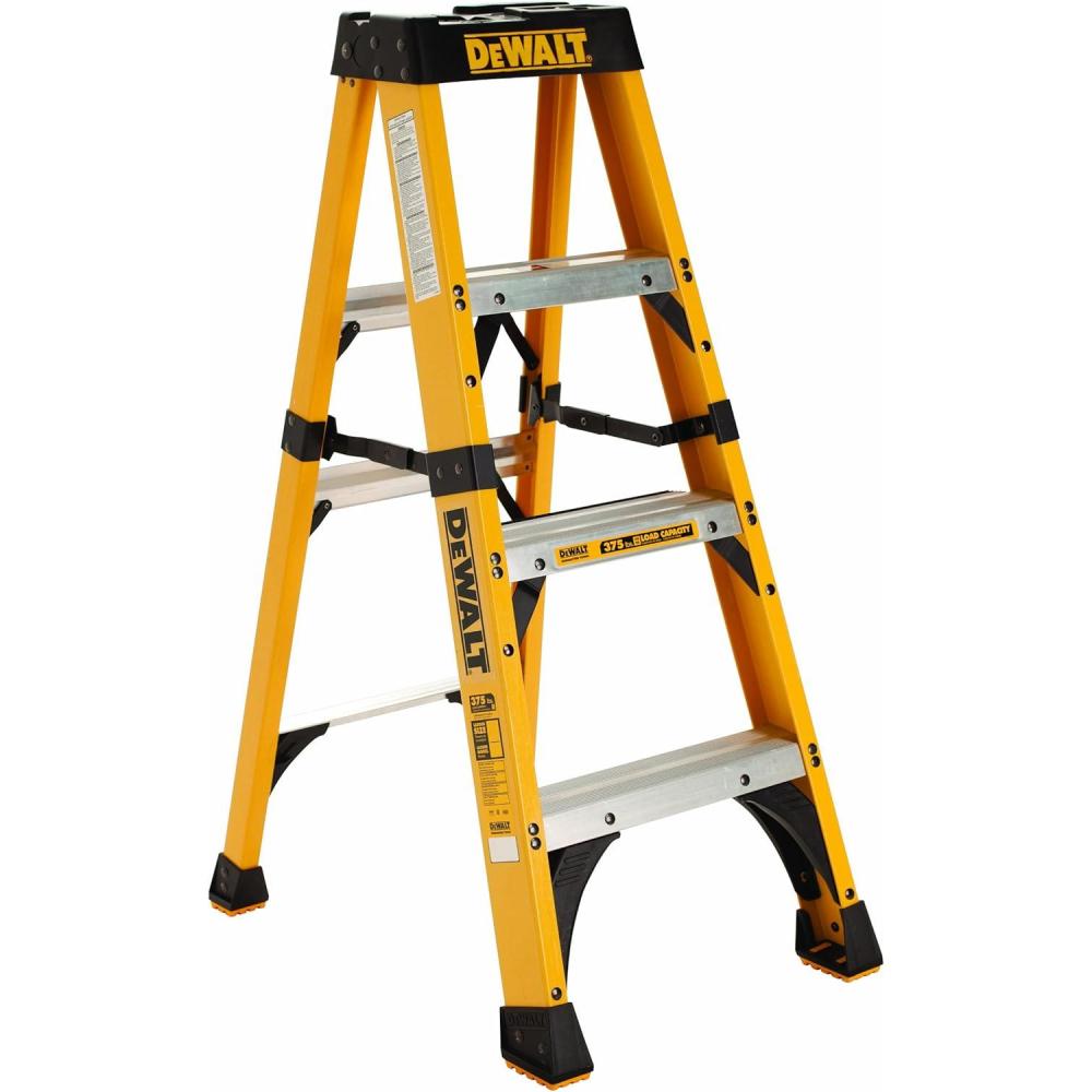 imageDeWalt Type IAA 375lb Rated FG Stepladder 8 DXL3410084 feet