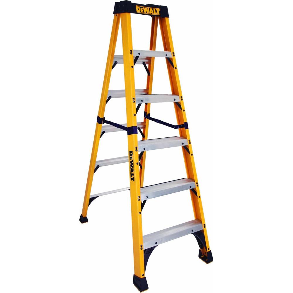 imageDeWalt Type IAA 375lb Rated FG Stepladder 8 DXL3410086 feet