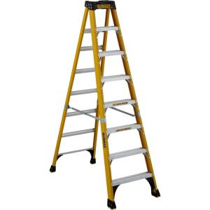 DeWalt Type IAA 375lb Rated FG Stepladder 8′ DXL3410-08(8 feet)