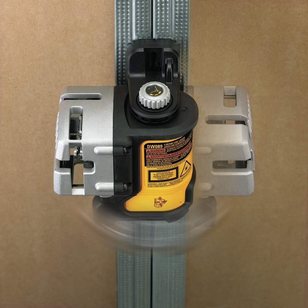 imageDEWALT Line Laser SelfLeveling Black 3Beam DW089KRed Line Laser