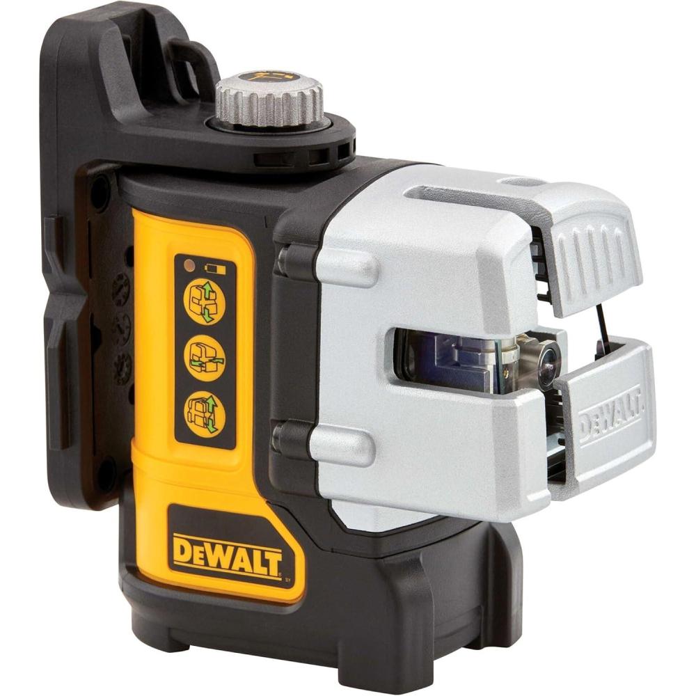 imageDEWALT Line Laser SelfLeveling Black 3Beam DW089KGreen Line Laser
