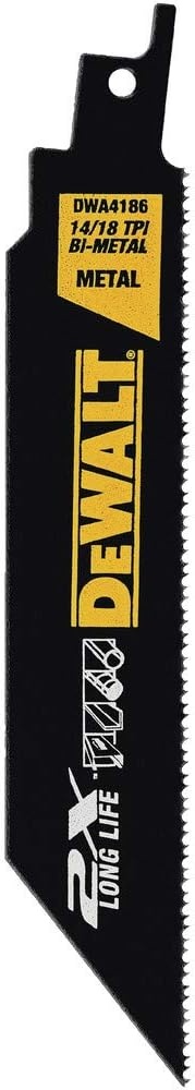 imageDEWALT 9Inch Reciprocating Saw Blades 6 TPI Demolition 5 Pack DWA41698piece 2X Set