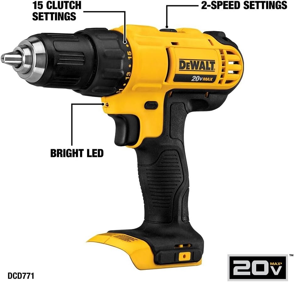 imageDEWALT 20V MAX 5Tool Power Tools Combo Kit Includes 12 Cordless Drill14 Impact Driver Reciprocating Saw Circular Saw Oscillating Tool 5Ah Battery and Charger DCK540D120V MAX 5pc Tool Kit