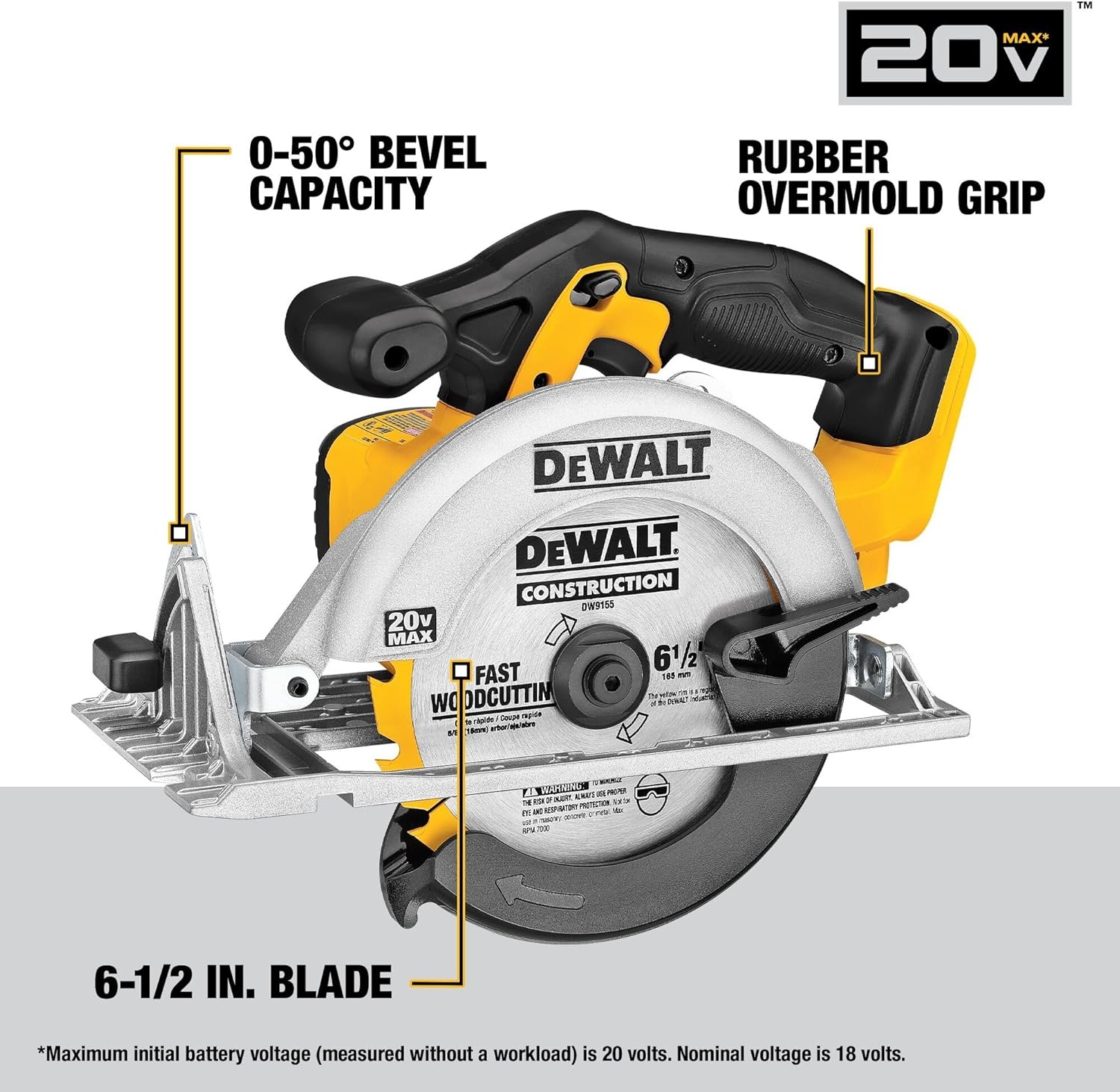imageDEWALT 20V MAX 7Tool Combo Kit Includes Cordless Drill Impact Driver Reciprocating Saw Circular Saw Oscillating Tool Random Orbital Sander Jigsaw 5Ah Battery and Charger DCK751P17 Tool Combo Kit