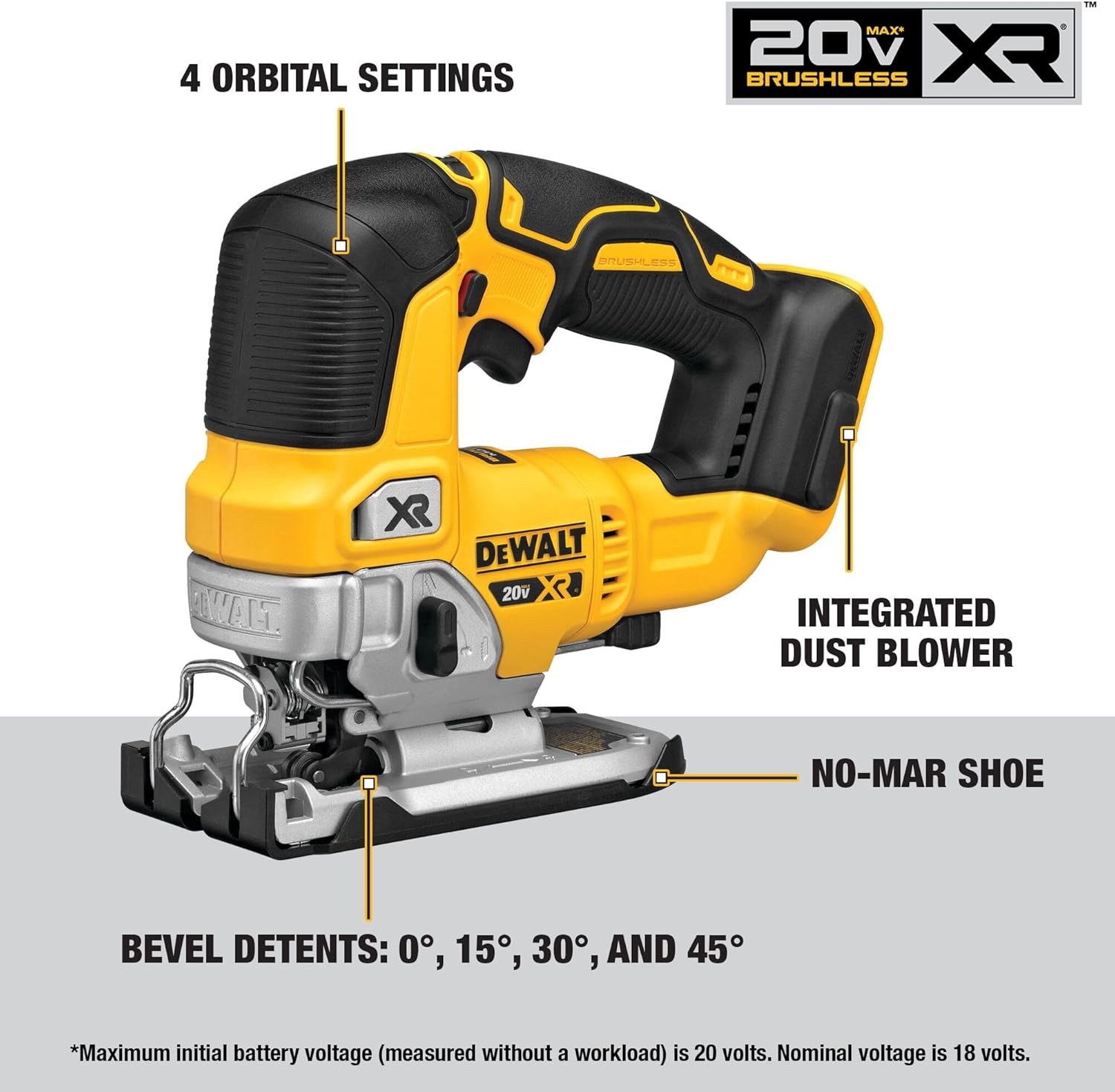 imageDEWALT 20V MAX 7Tool Combo Kit Includes Cordless Drill Impact Driver Reciprocating Saw Circular Saw Oscillating Tool Random Orbital Sander Jigsaw 5Ah Battery and Charger DCK751P17 Tool Combo Kit
