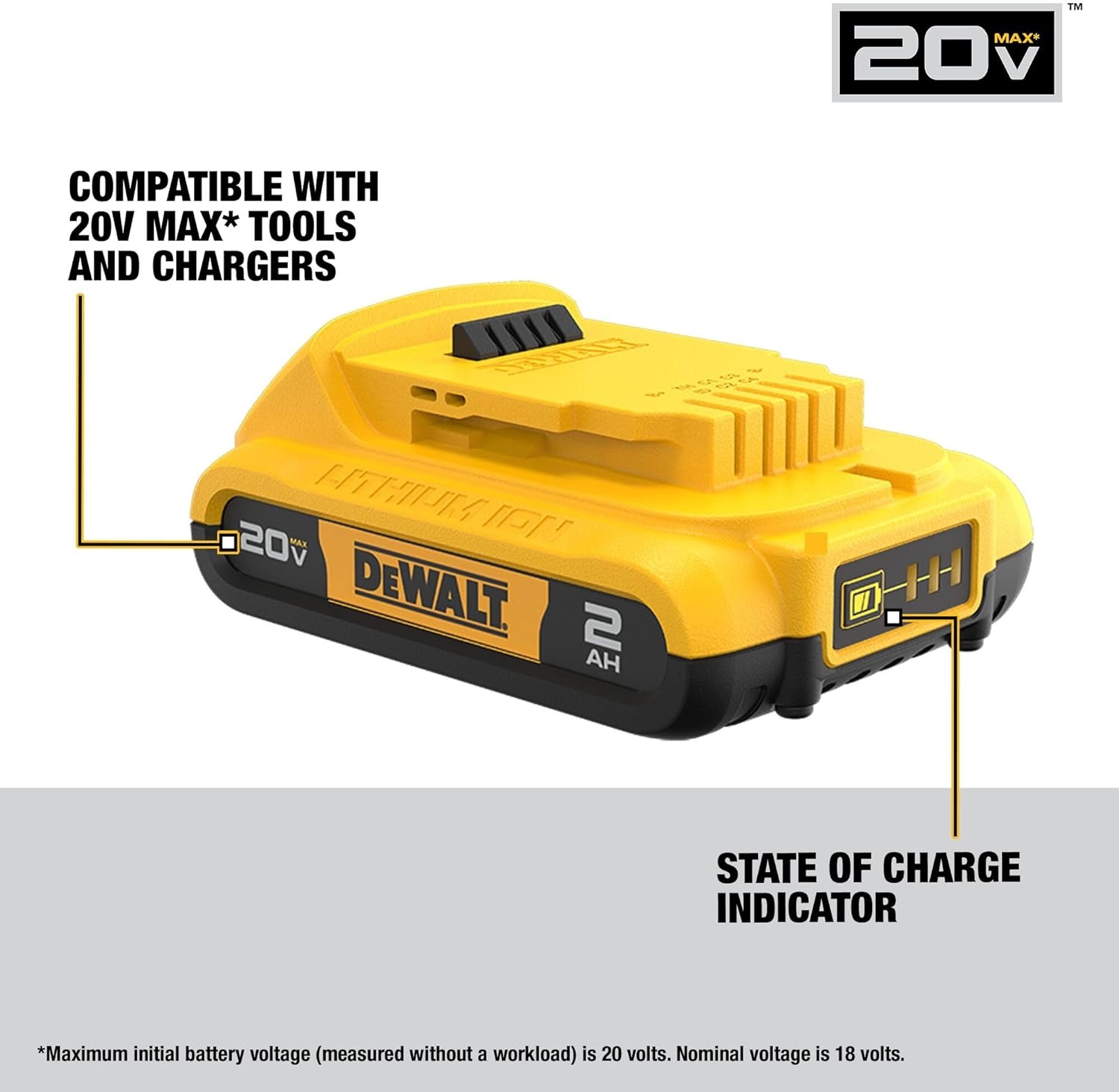 imageDEWALT 20V MAX Cordless Drill Driver and Oscillating MultiTool Combo Kit with 2 x 2 Ah Batteries and Charger Blade and Workbag DCK251D22 Tool Combo Kit