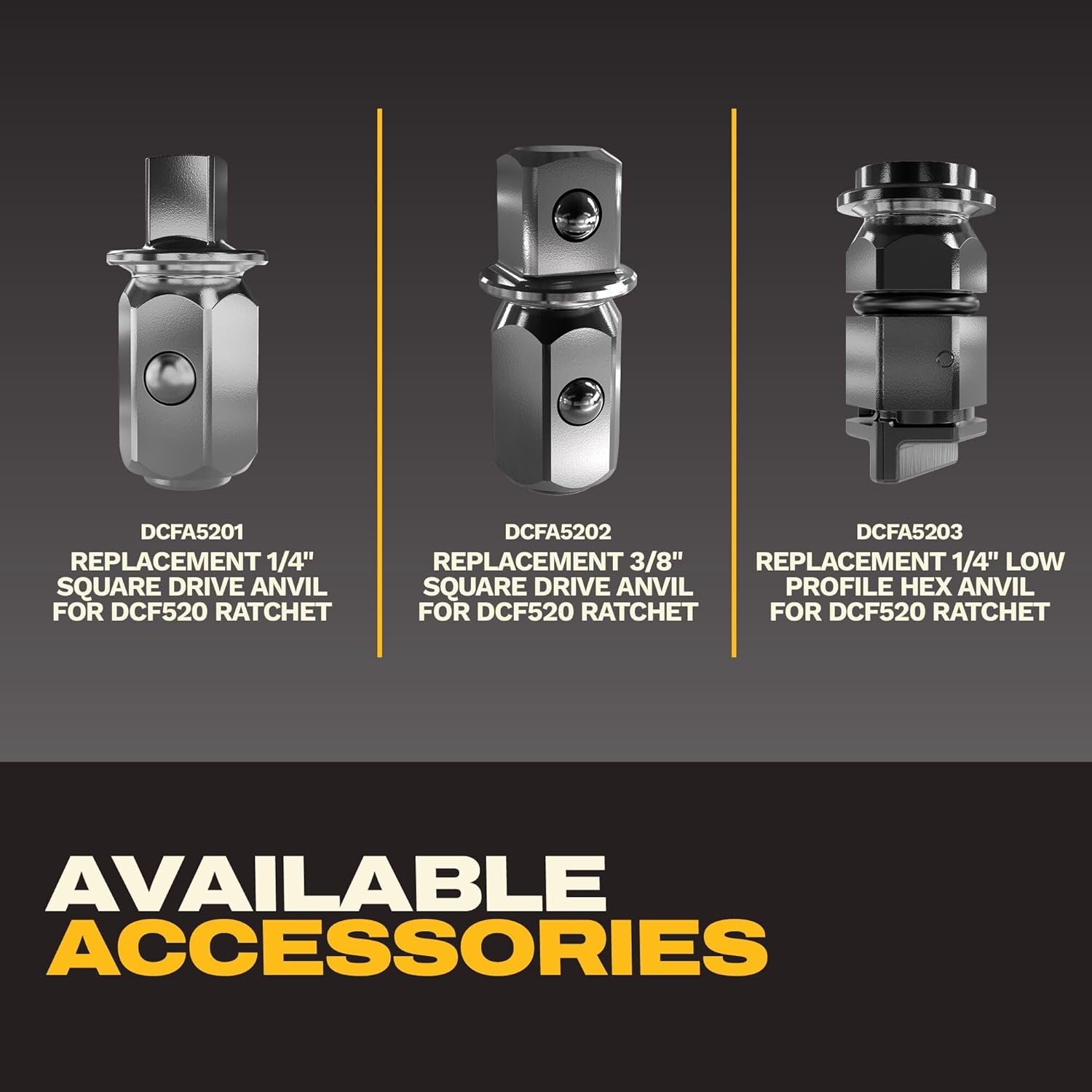 imageDEWALT 20V MAX XR Brushless 14 in amp 38 in Sealed Head Ratchet Kit DCF520GE1