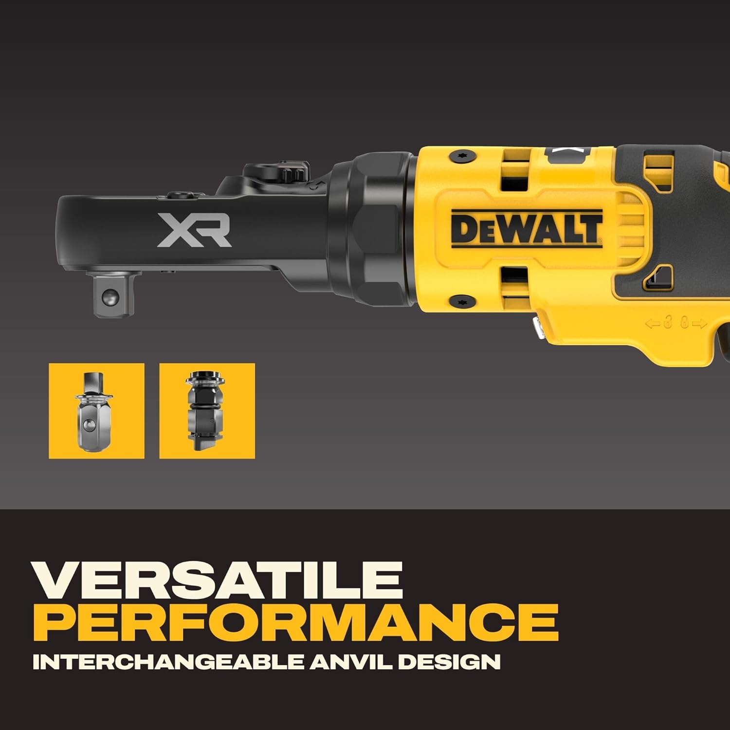 imageDEWALT 20V MAX XR Brushless 14 in amp 38 in Sealed Head Ratchet Tool Only DCF520B