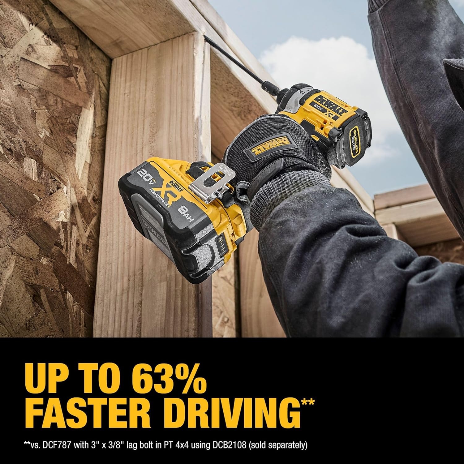 imageDEWALT 20V MAX XR Brushless Hammer Drill 12 In and High Torque 14 Impact Driver Combo with 2 x 4 Ah Batteries and 4 Amp Charger DCK2112QQ22 Tools Bag
