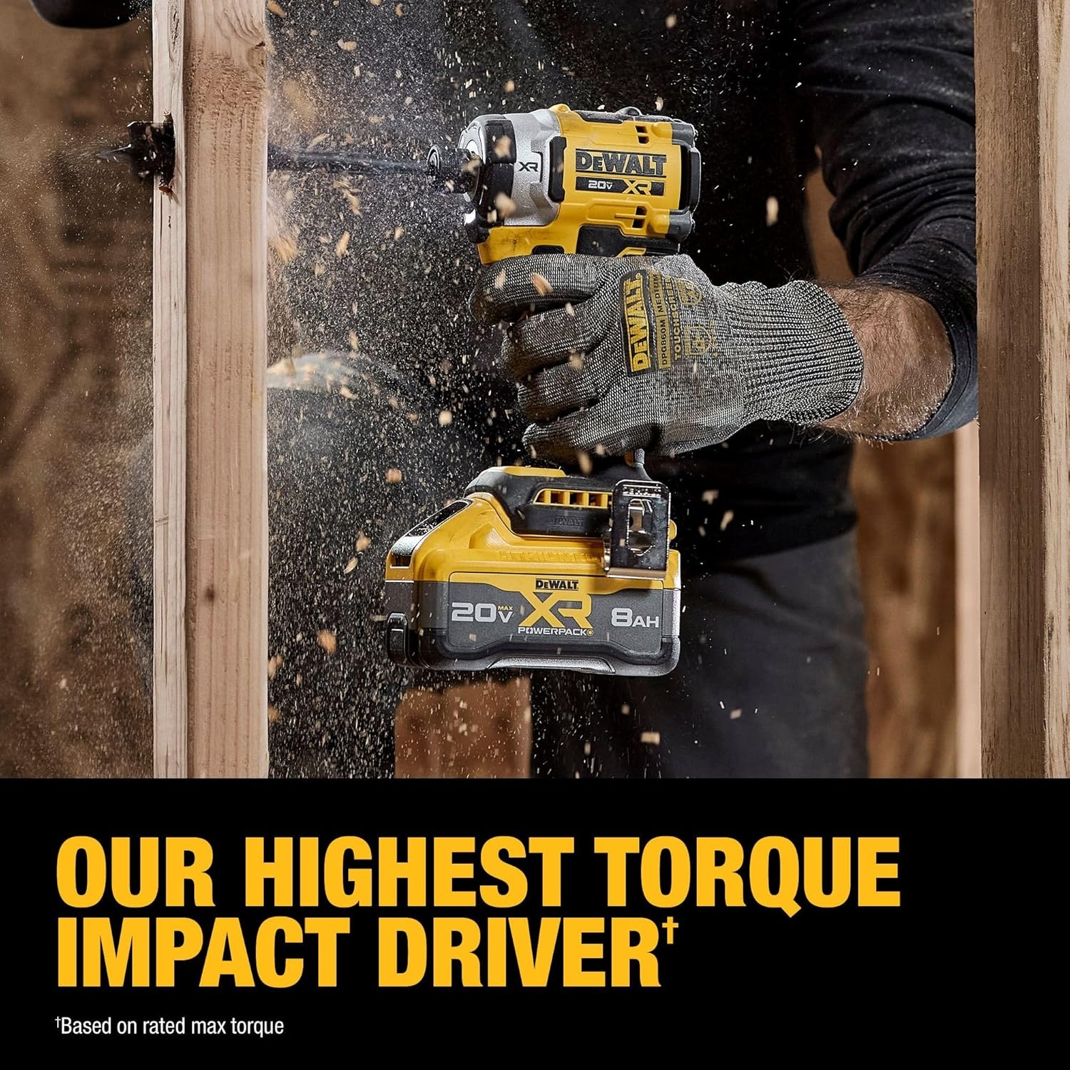 imageDEWALT 20V MAX XR Brushless Hammer Drill 12 In and High Torque 14 Impact Driver Combo with 2 x 4 Ah Batteries and 4 Amp Charger DCK2112QQ22 Tools Bag