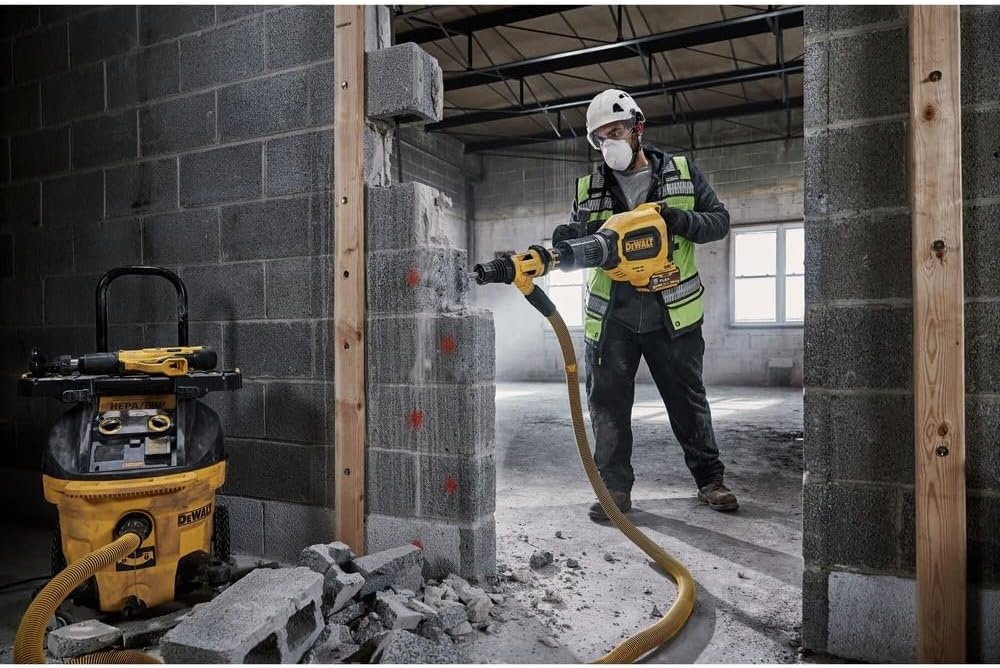 imageDEWALT 20V MAX XR Brushless Hammer Drill 12 In and High Torque 14 Impact Driver Combo with 2 x 4 Ah Batteries and 4 Amp Charger DCK2112QQ2Classic