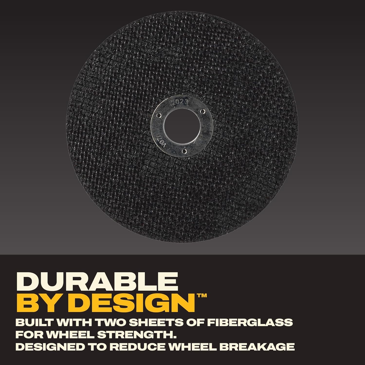 imageDEWALT 412 In x 045 in Aluminum Oxide Bonded Abrasive Cut Off Blade with 78 in Arbor 15 Pack General Purpose Cutting Wheels DWA8051B15