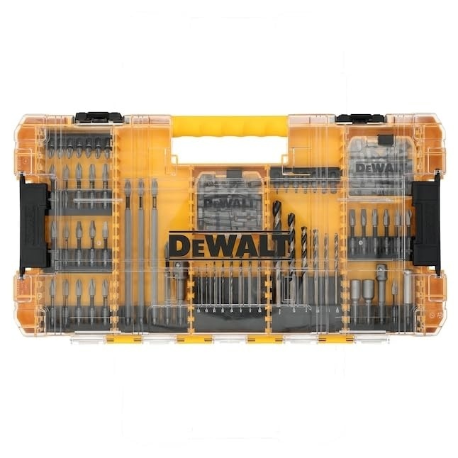 imageTough Grip 120Piece Screwdriver Bit Set 14in Hex Shank Impact Ready Alloy Steel DWAF120SETTG
