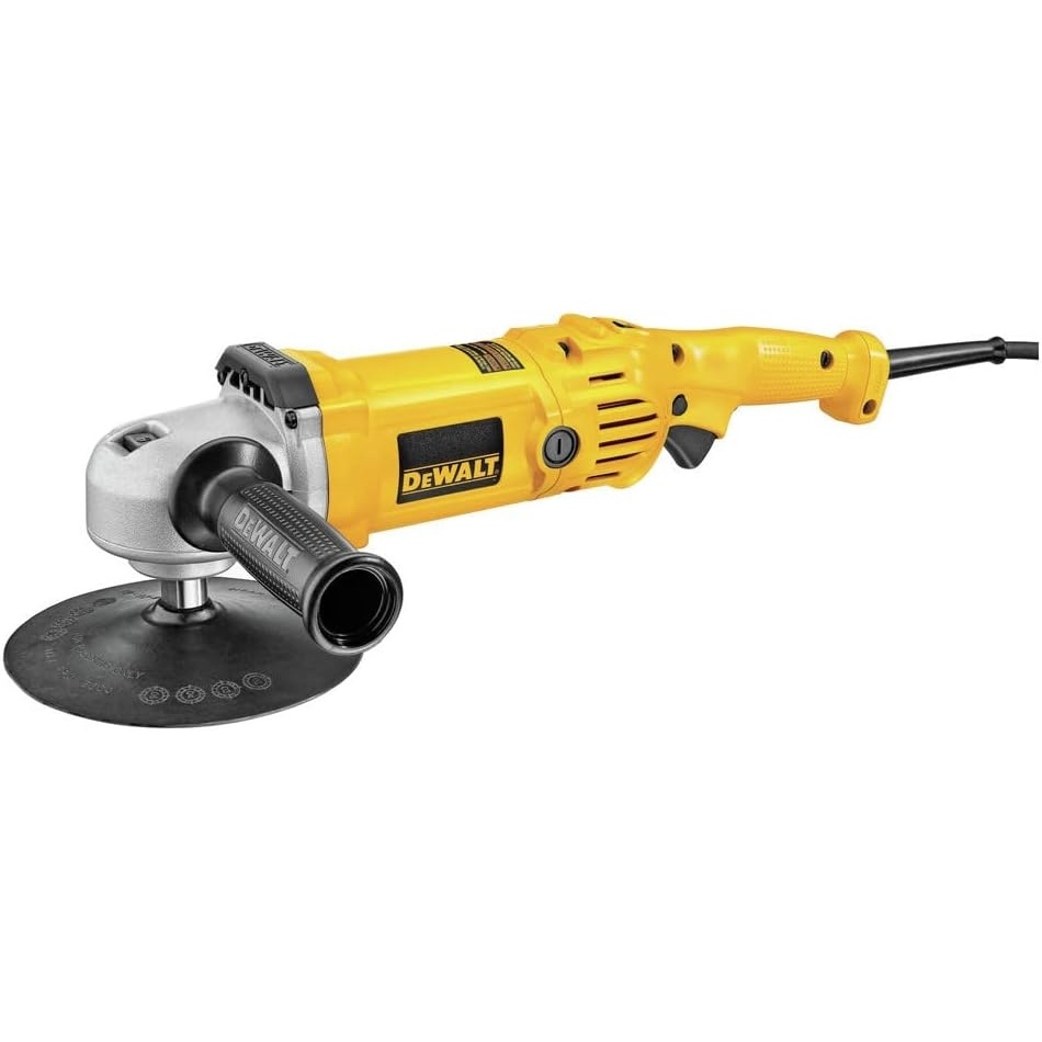 image:imageDEWALT Variable Speed Polisher includes 2 position side handle backing pad 7 to 9Inch DWP849