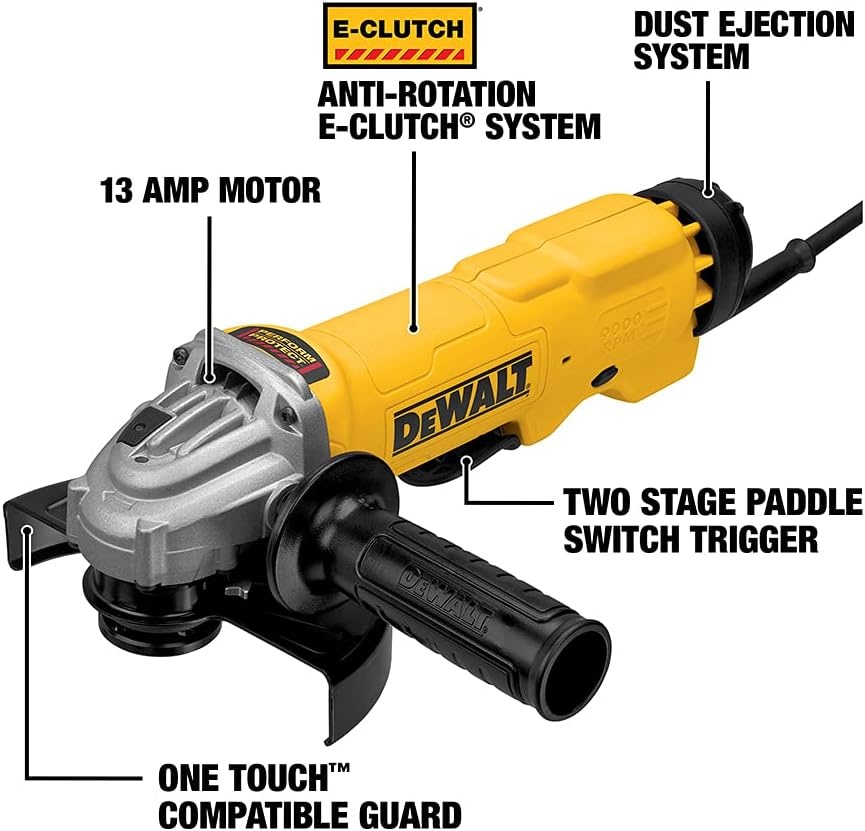 image:imageDEWALT DWE43144 High Performance Paddle Switch Grinder 6
