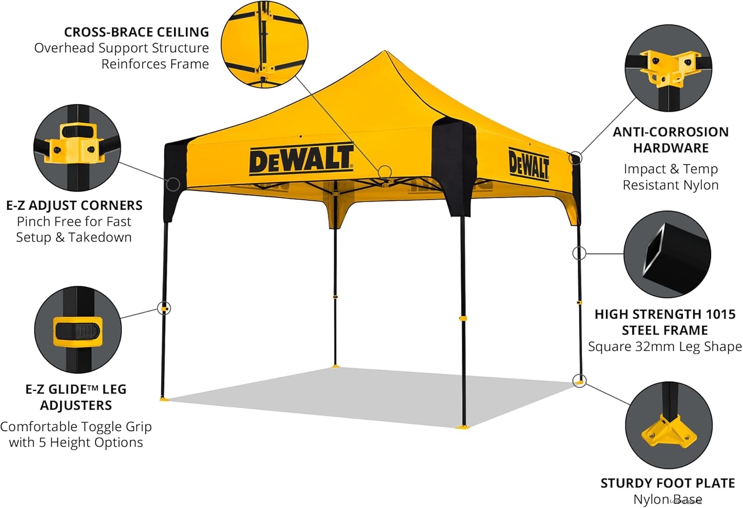 image:imageDEWALT Work Shelter 10 x 10 Canopy