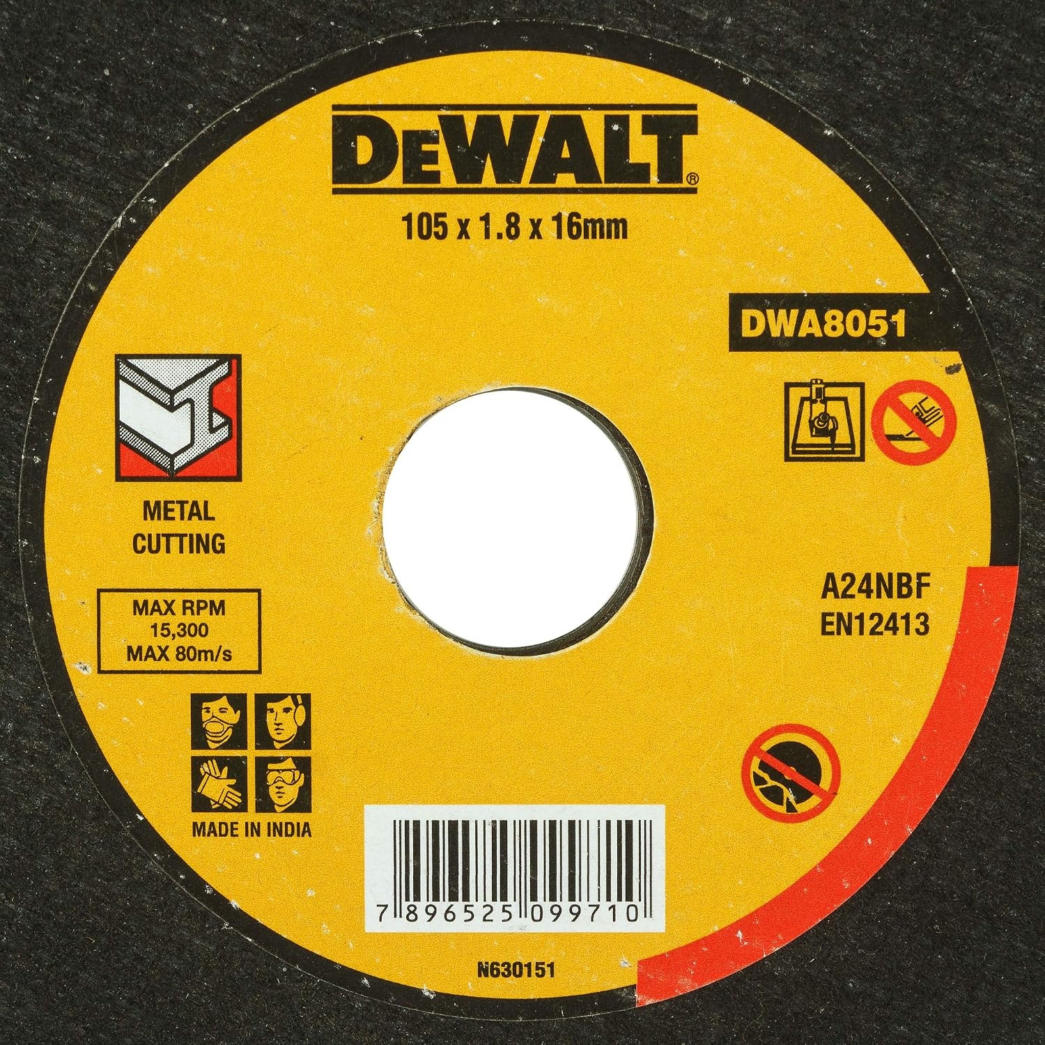 image:imageDEWALT DWA8051 Metal CutOff Wheel 412Inch X 045Inch X 78Inch1 Count Pack of 2